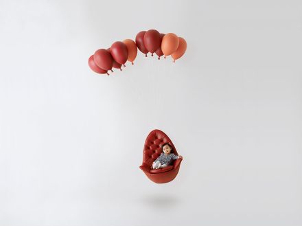 #balloon #chair #furniture #design #child #dream #red